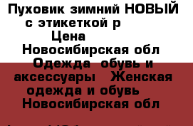 Пуховик зимний НОВЫЙ, с этикеткой р.42-48. › Цена ­ 5 000 - Новосибирская обл. Одежда, обувь и аксессуары » Женская одежда и обувь   . Новосибирская обл.